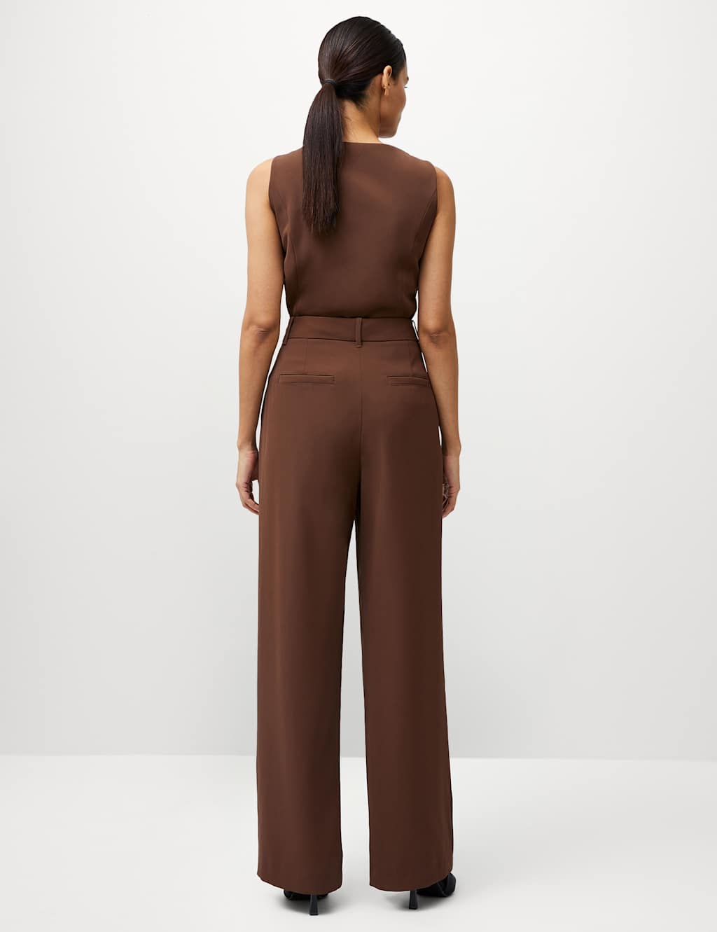 Pleat Front Straight Leg Trousers 4 of 4