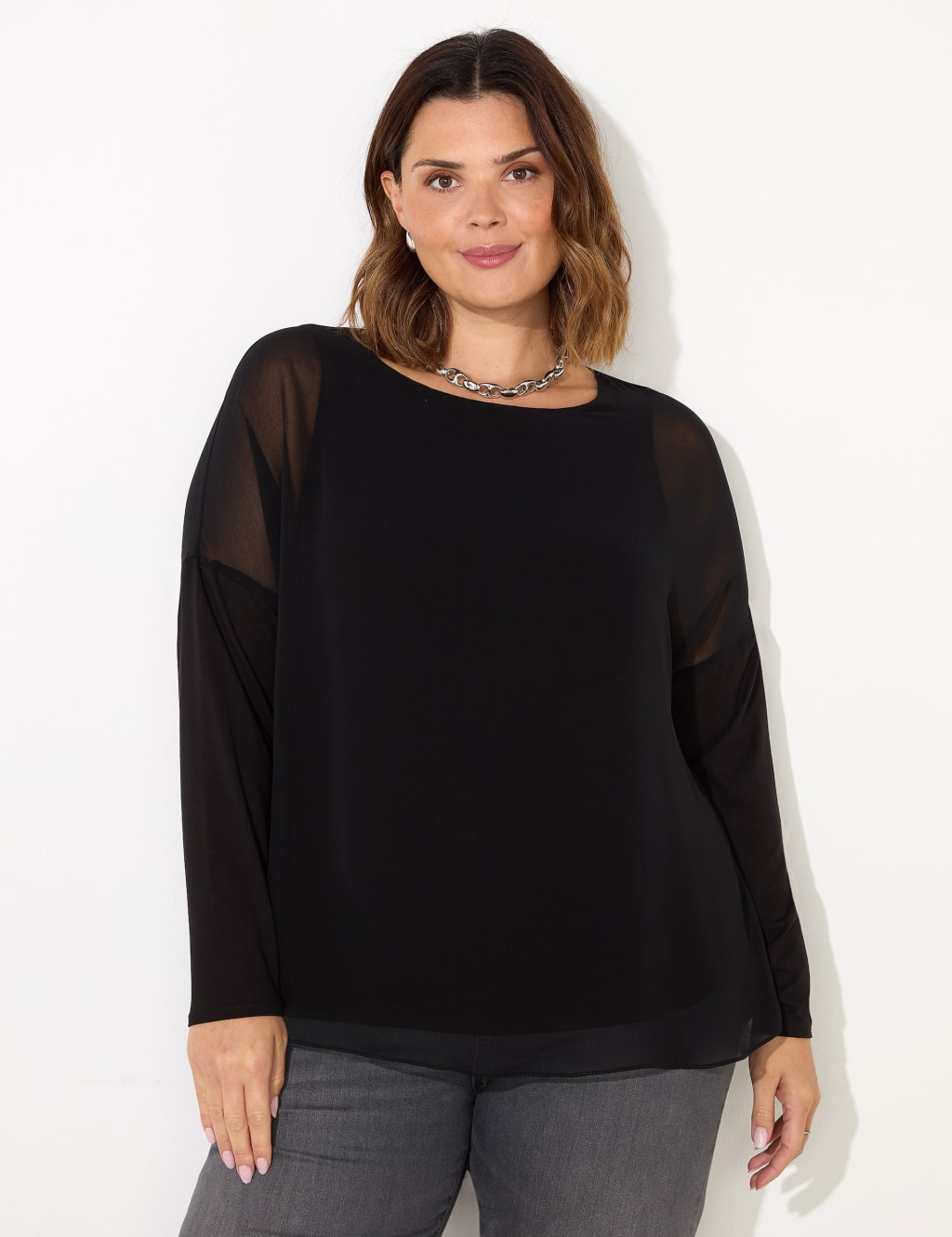 Chiffon Overlay Top 2 of 4