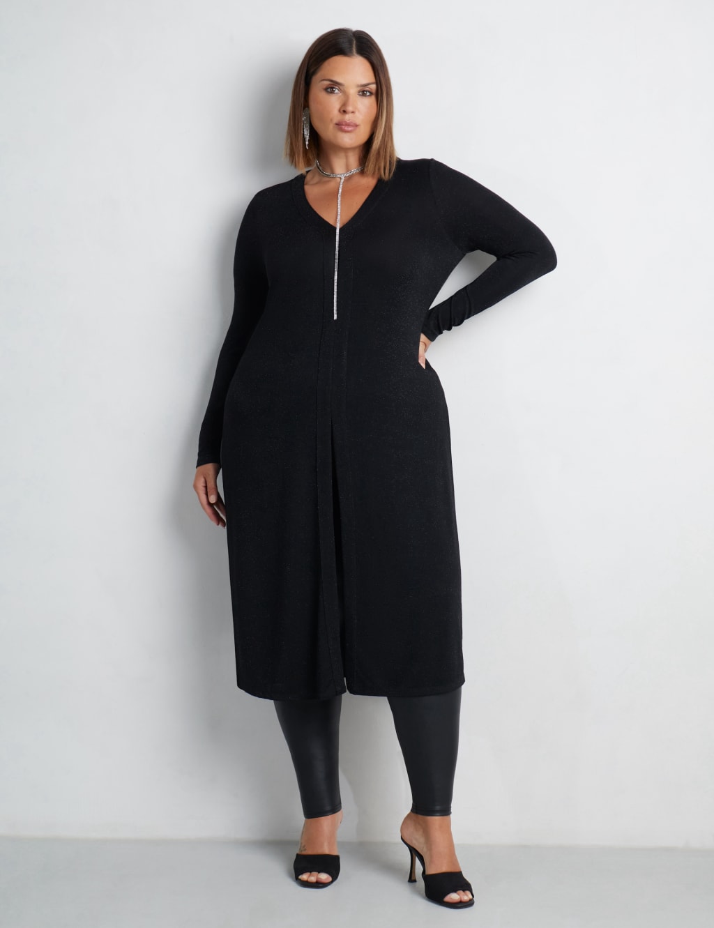 Sparkly V-Neck Tunic 1 of 5
