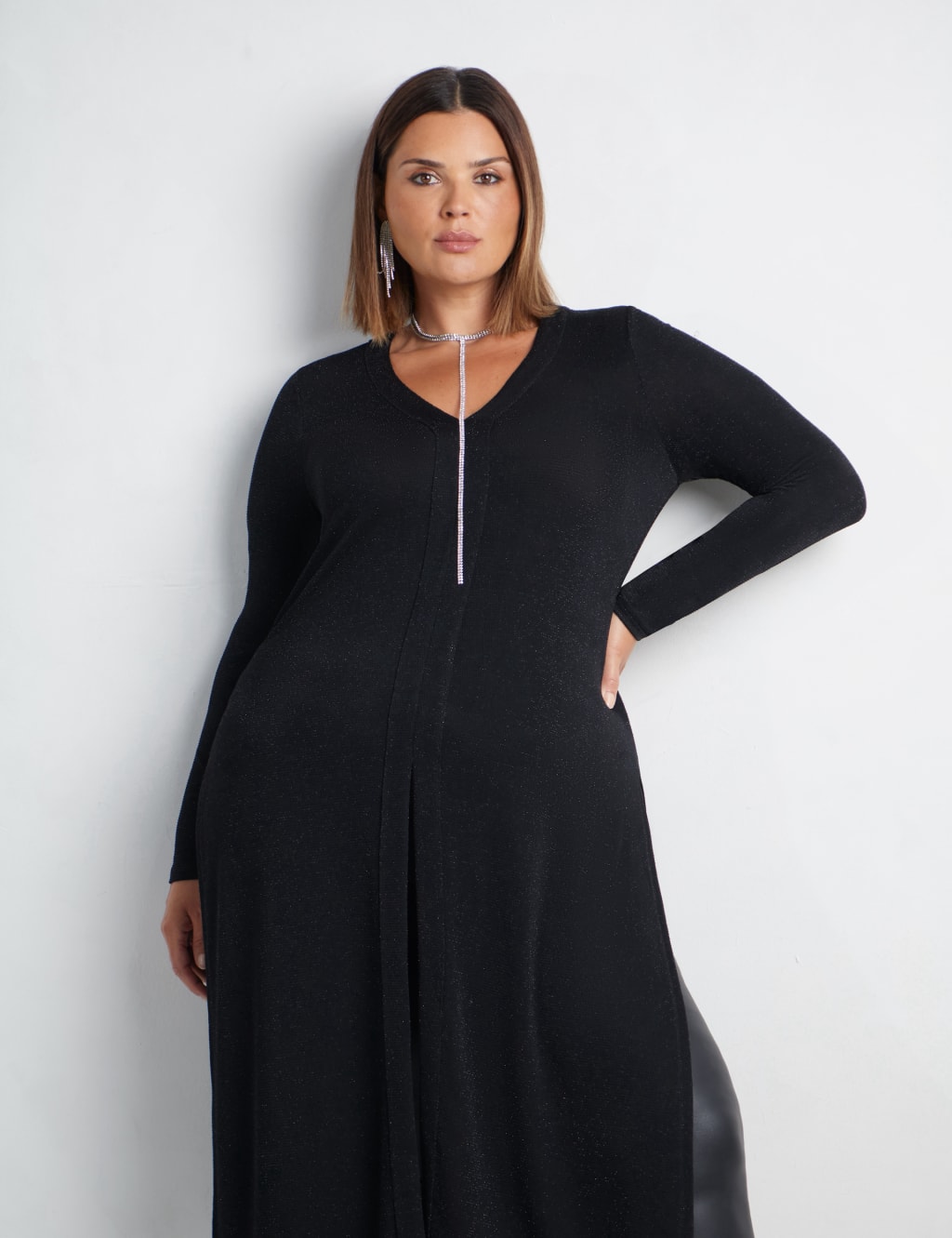 Sparkly V-Neck Tunic 2 of 5