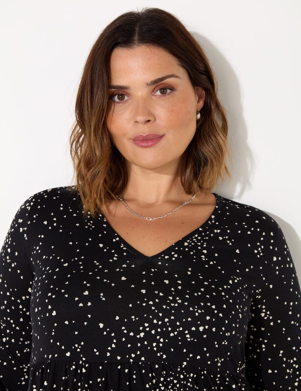 Star Print Gathered Tunic 3 of 4