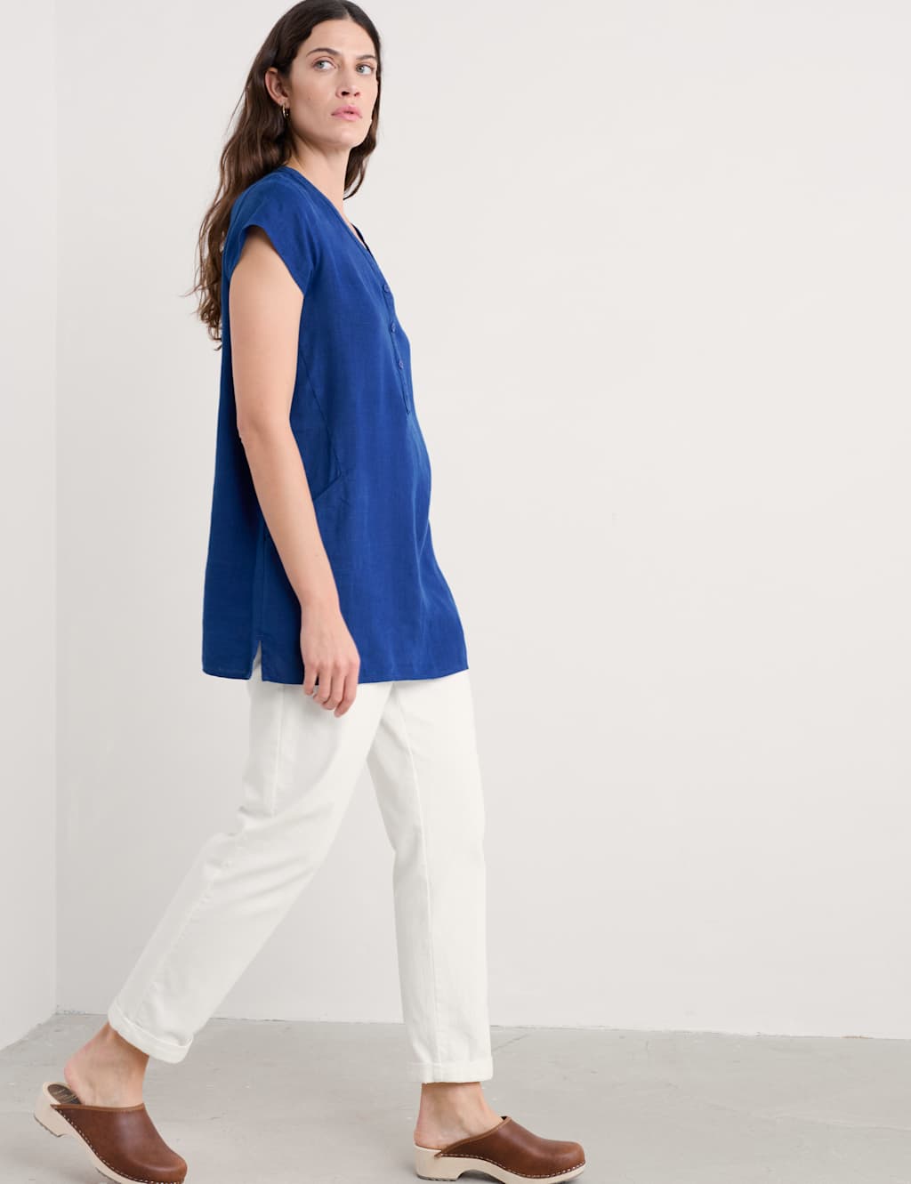 Pure Linen V-Neck Tunic 4 of 4