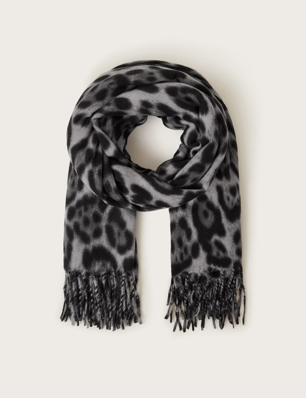 Animal Print Scarf Monsoon M S