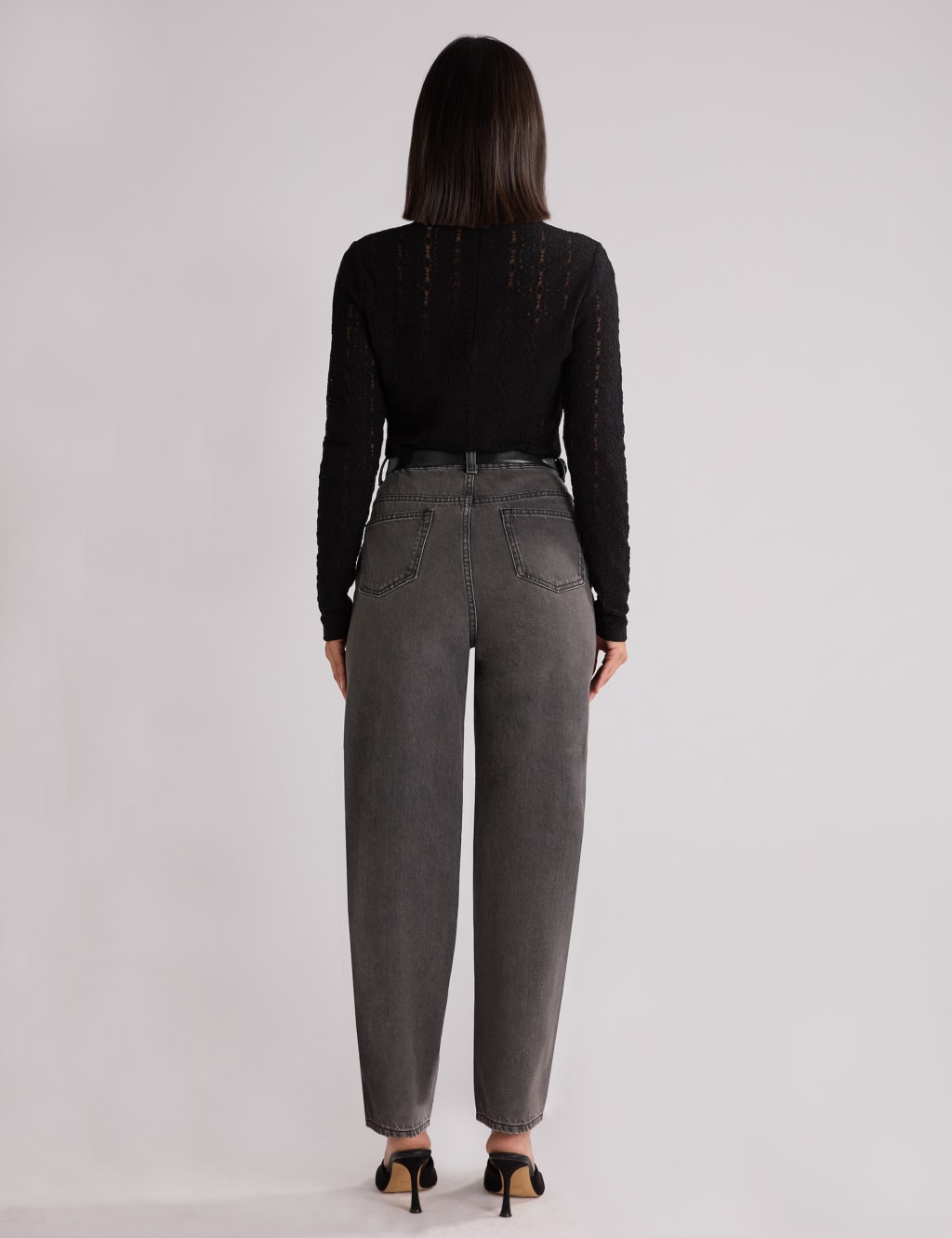 Sheer high low top clearance