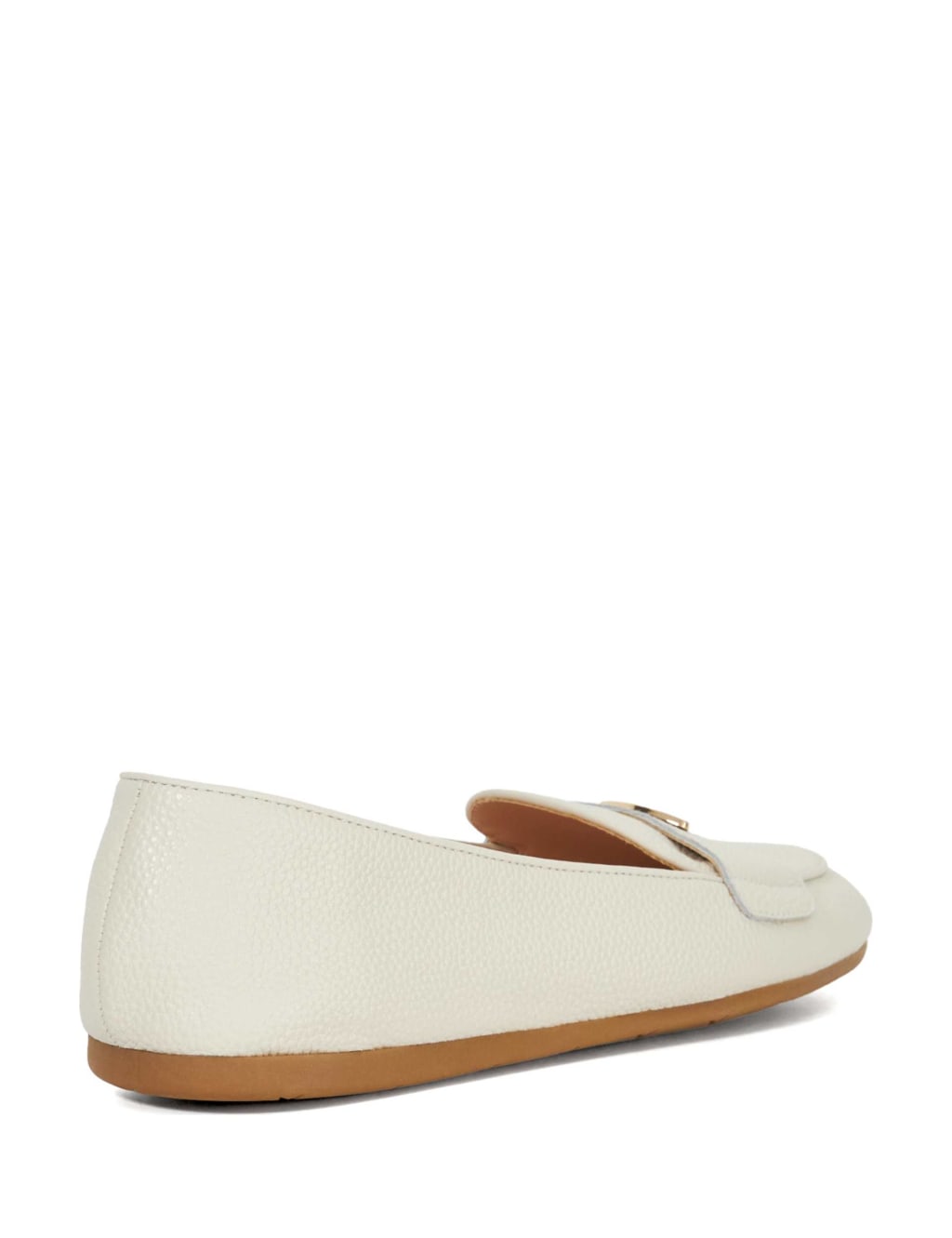 Leather Hardware Detail Flat Loafers 4 of 5