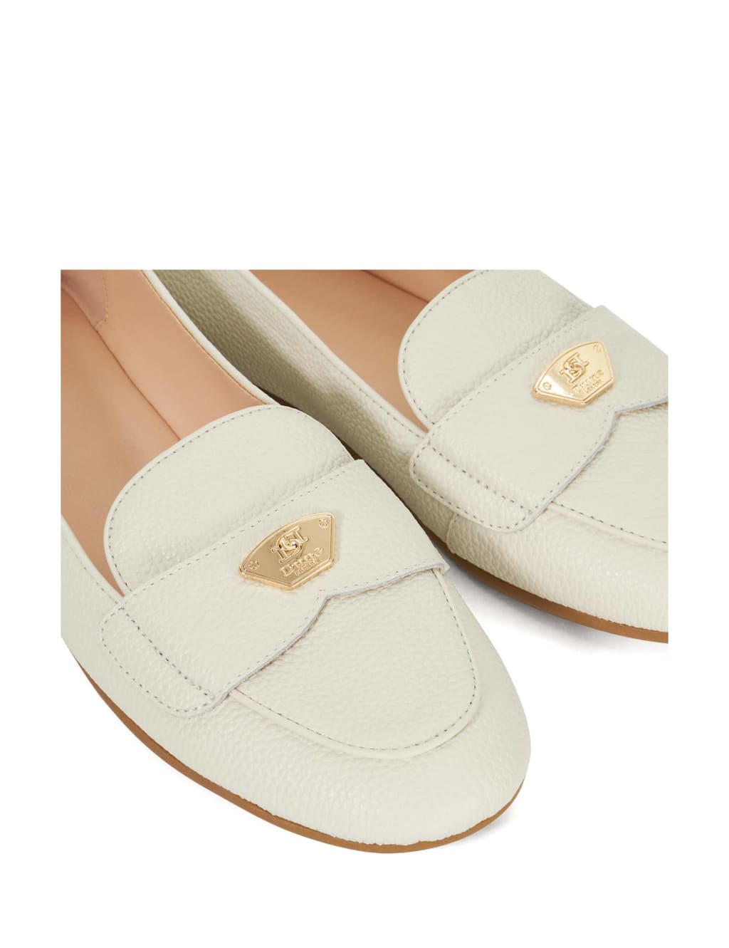 Leather Hardware Detail Flat Loafers 5 of 5