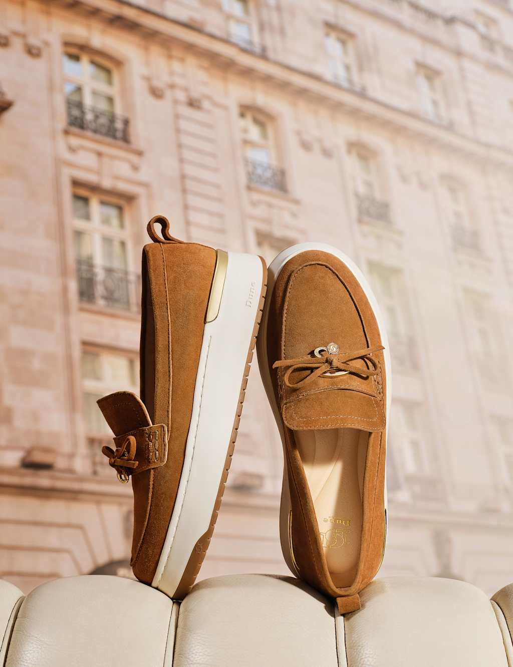 Suede Bow Flat Loafers 6 of 6