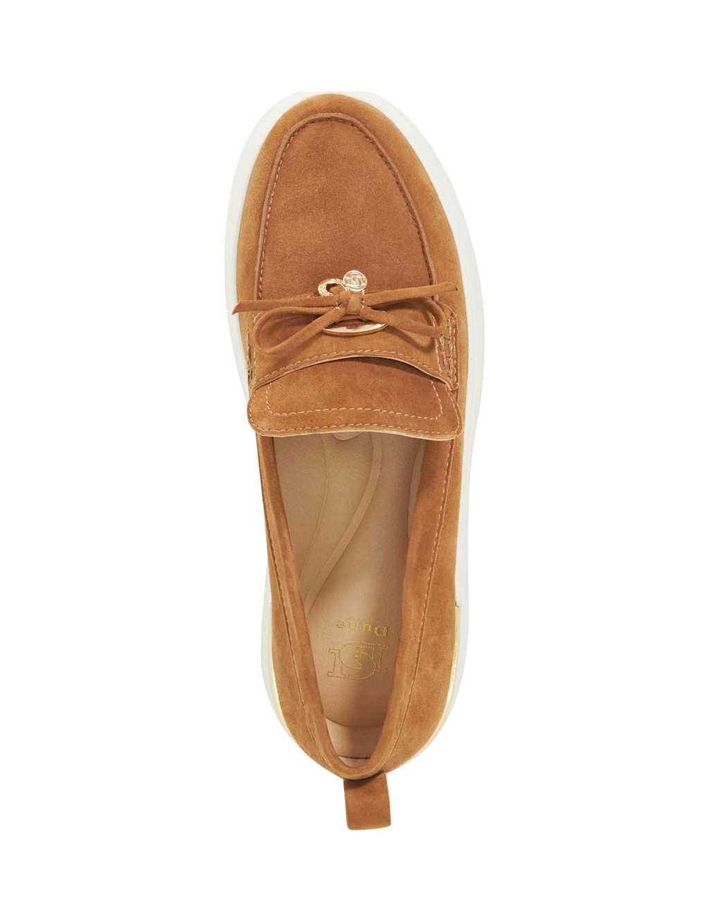 Suede Bow Flat Loafers 2 of 6