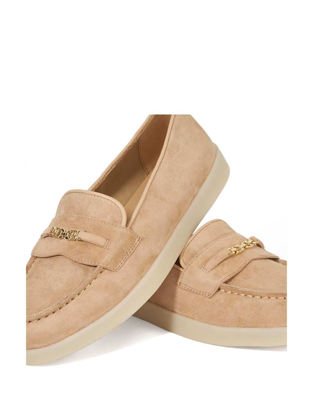 Leather Slip On Flat Loafers 4 of 6