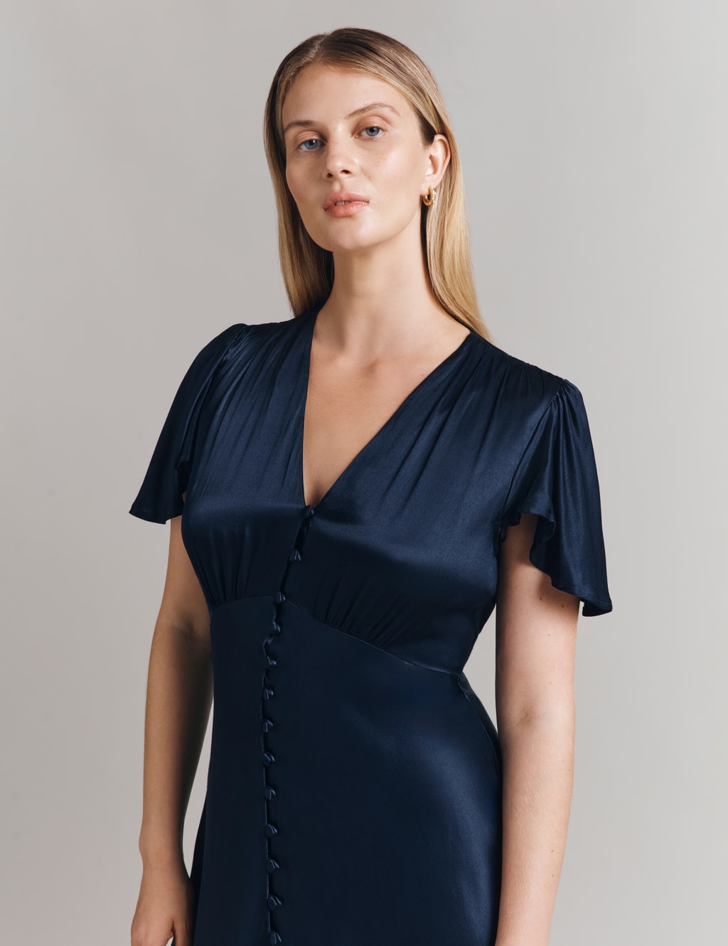 V-Neck Maxi Skater Dress 3 of 4