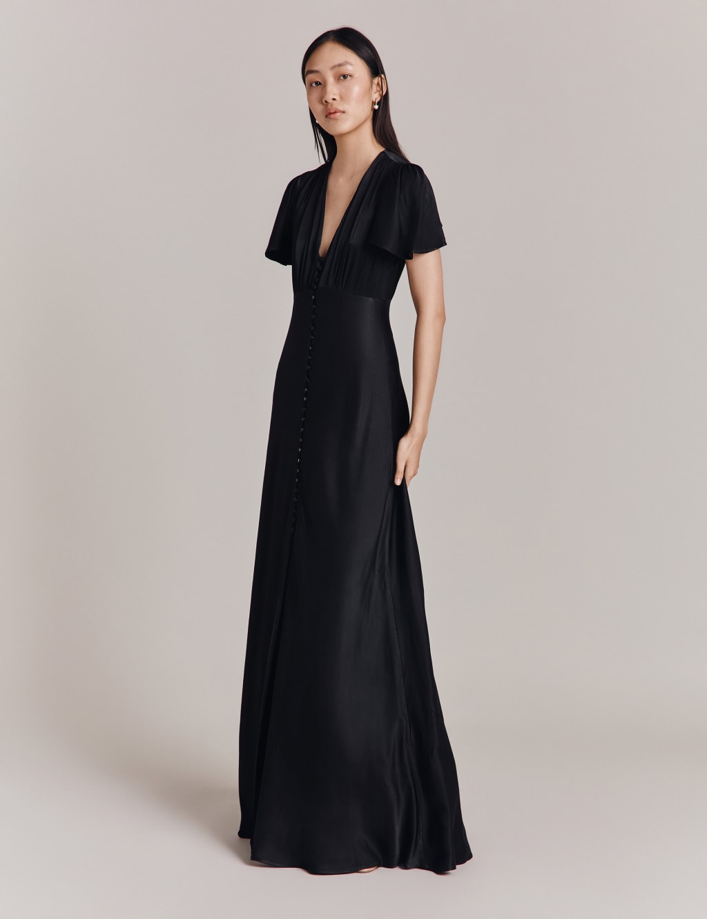 V-Neck Maxi Skater Dress 4 of 4