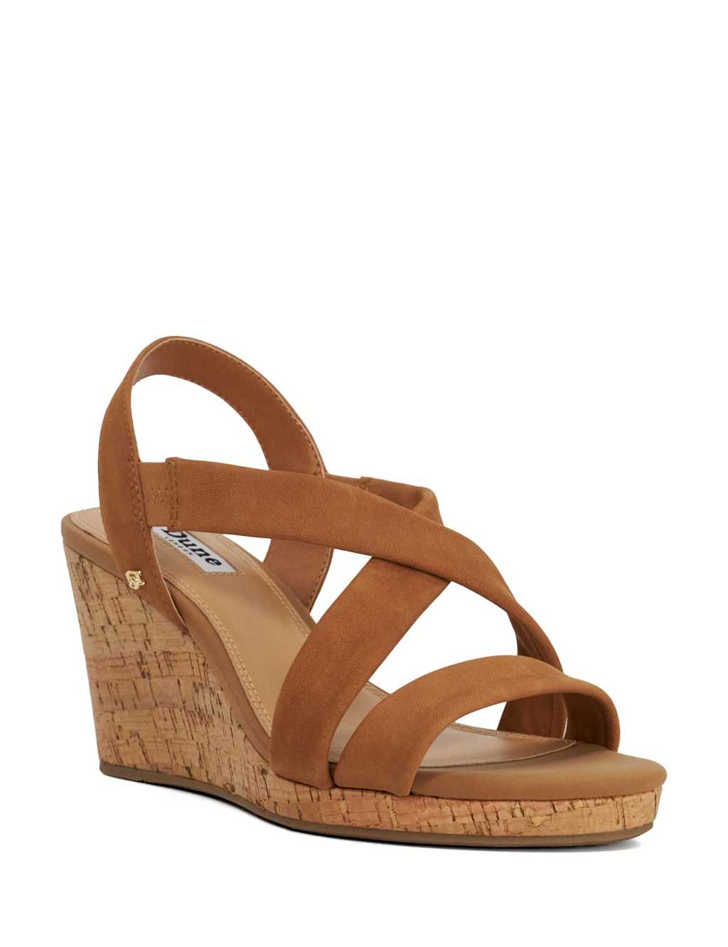 Wide Fit Leather Strappy Wedge Sandals 5 of 6