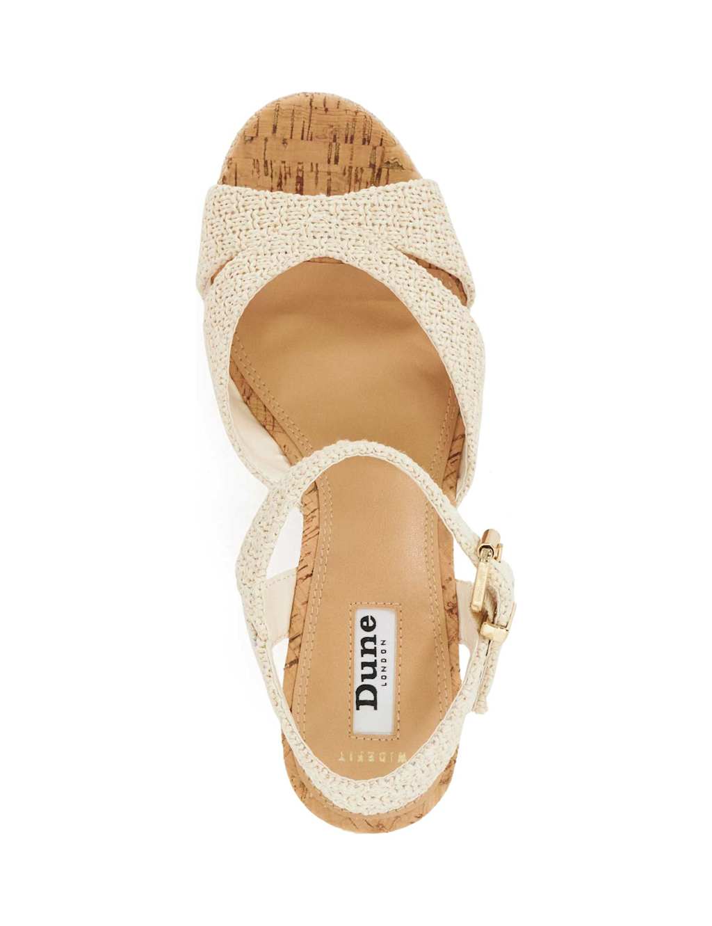 Wide Fit Cork Ankle Strap Wedge Sandals 2 of 5
