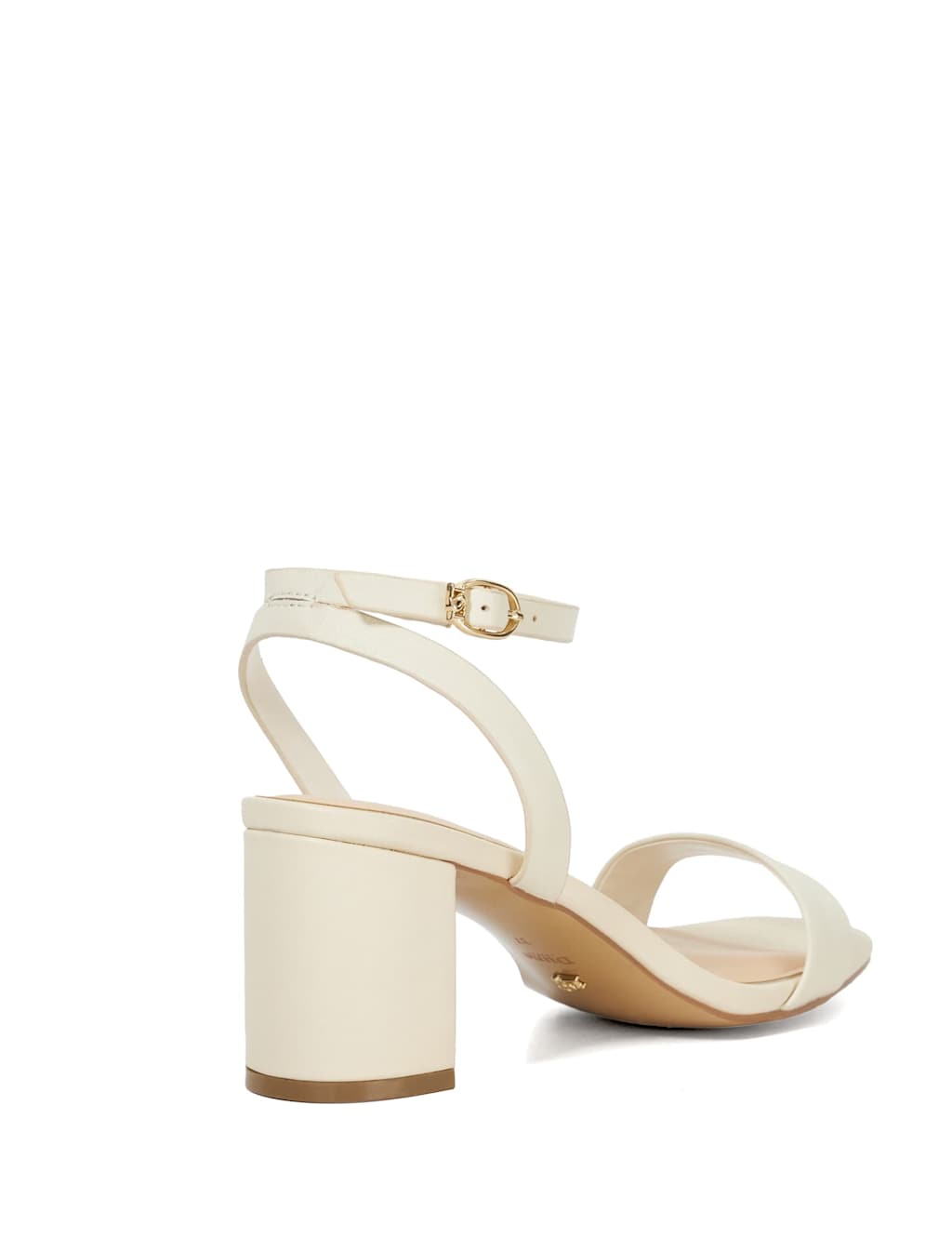 Wide Fit Leather Block Heel Sandals 4 of 5