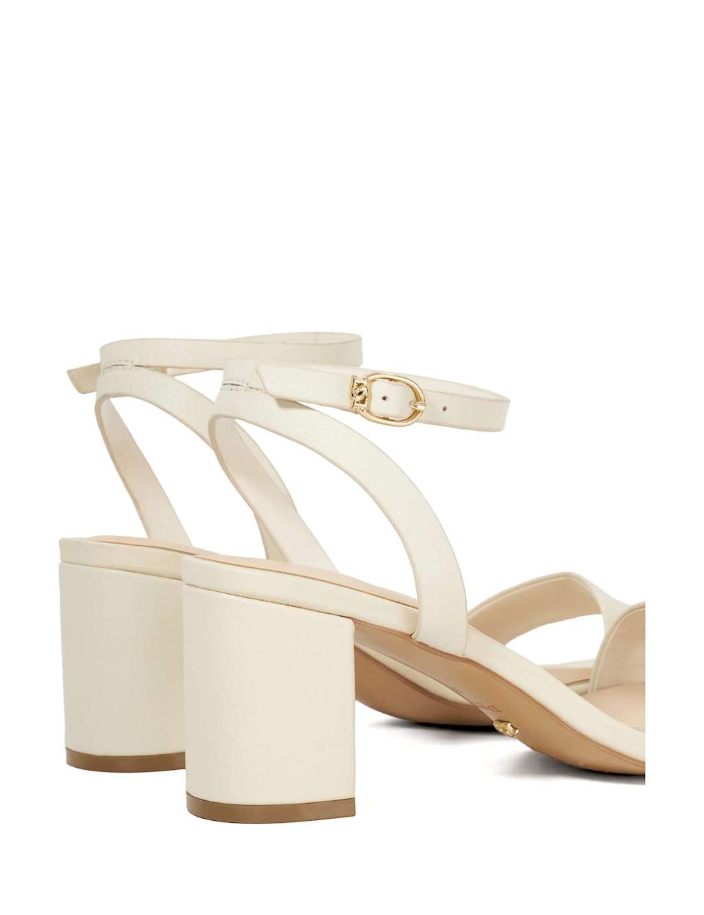 Wide Fit Leather Block Heel Sandals 5 of 5