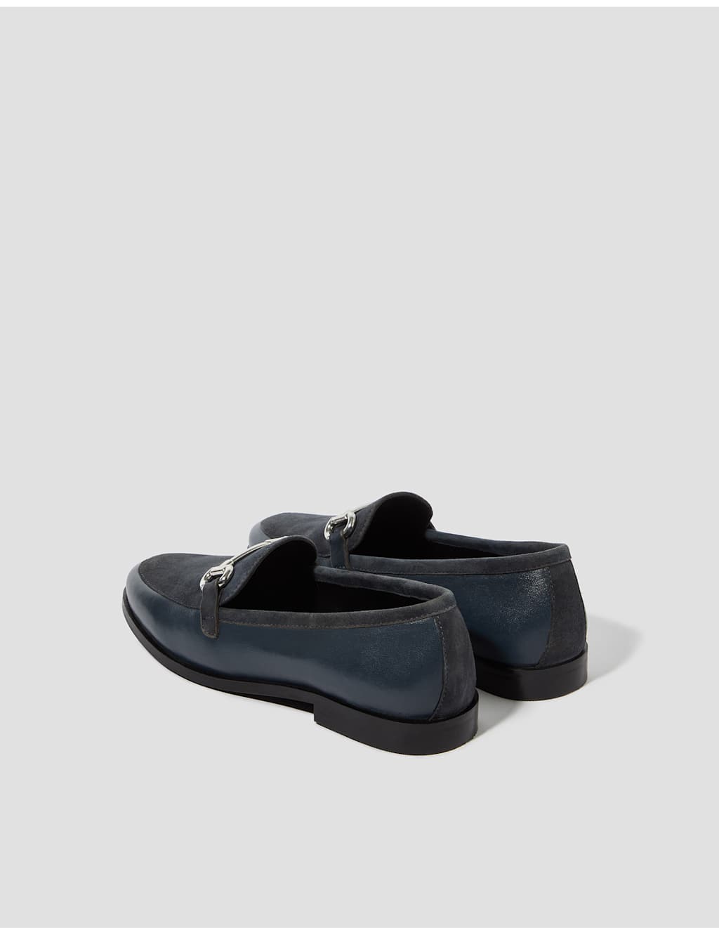 Leather and Suede Bar Loafers 2 of 3