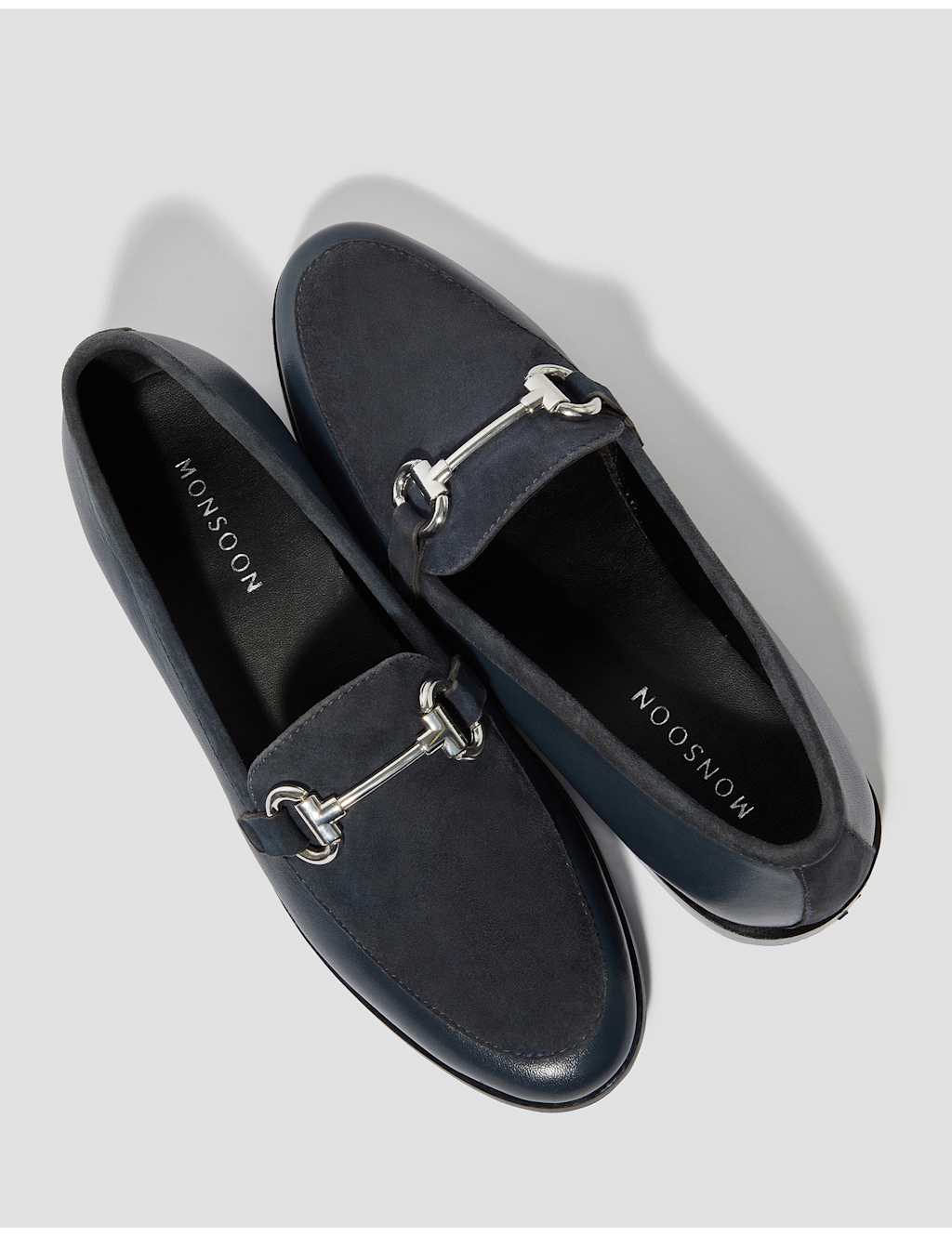 Leather and Suede Bar Loafers 3 of 3