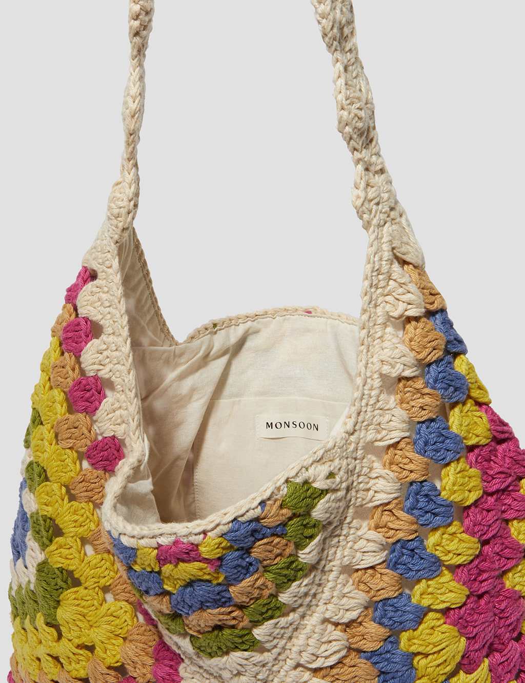 Pure Cotton Crochet Shopper 2 of 4