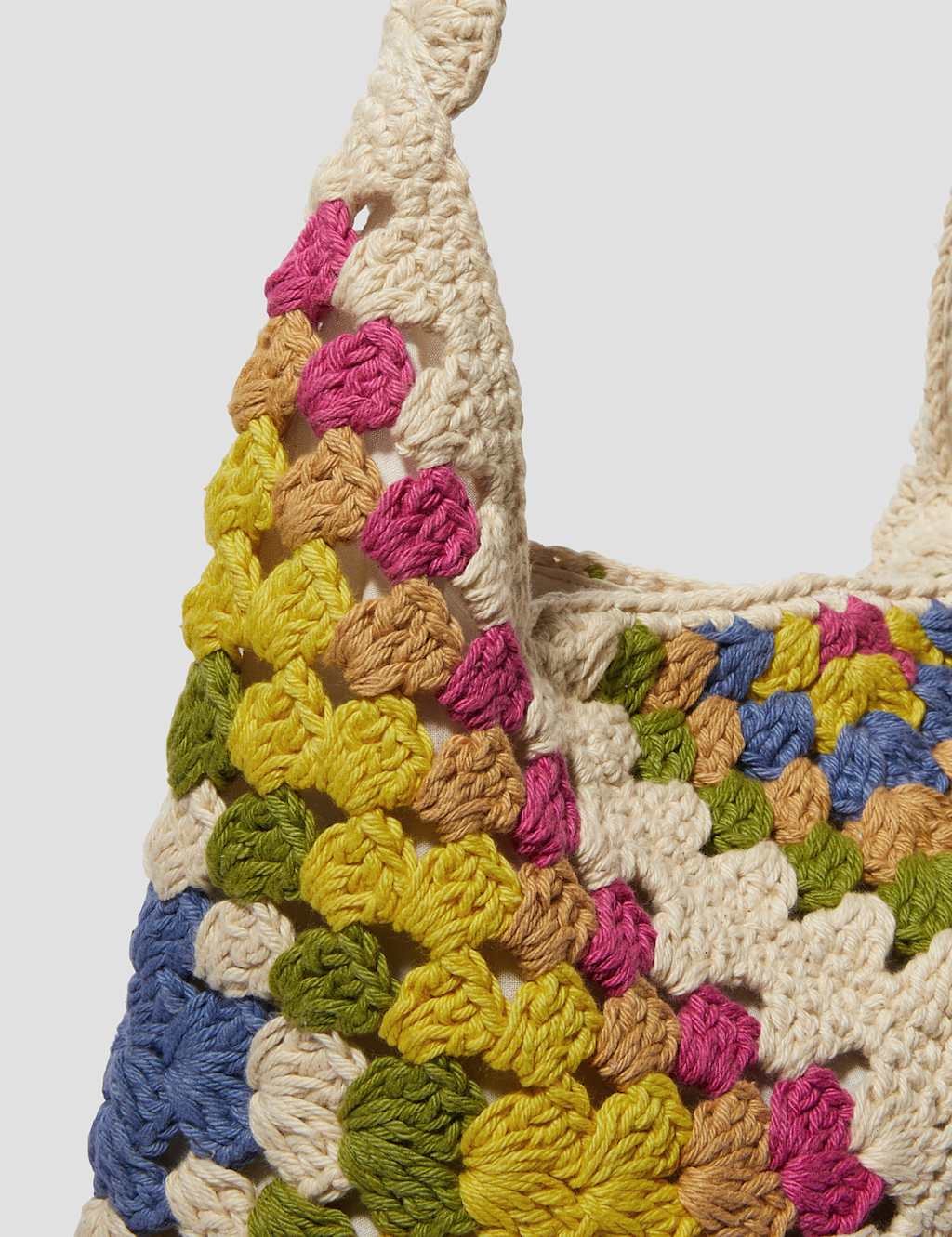 Pure Cotton Crochet Shopper 4 of 4