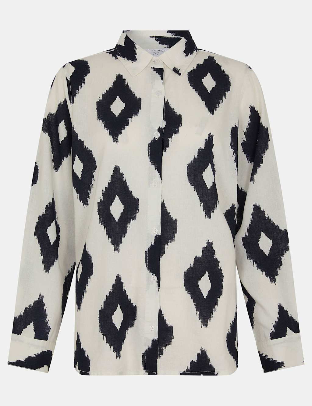Diamond Print Beach Shirt 4 of 4
