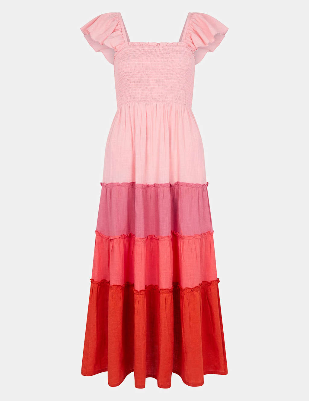 Pure Cotton Colour Block Maxi Swing Dress 2 of 4