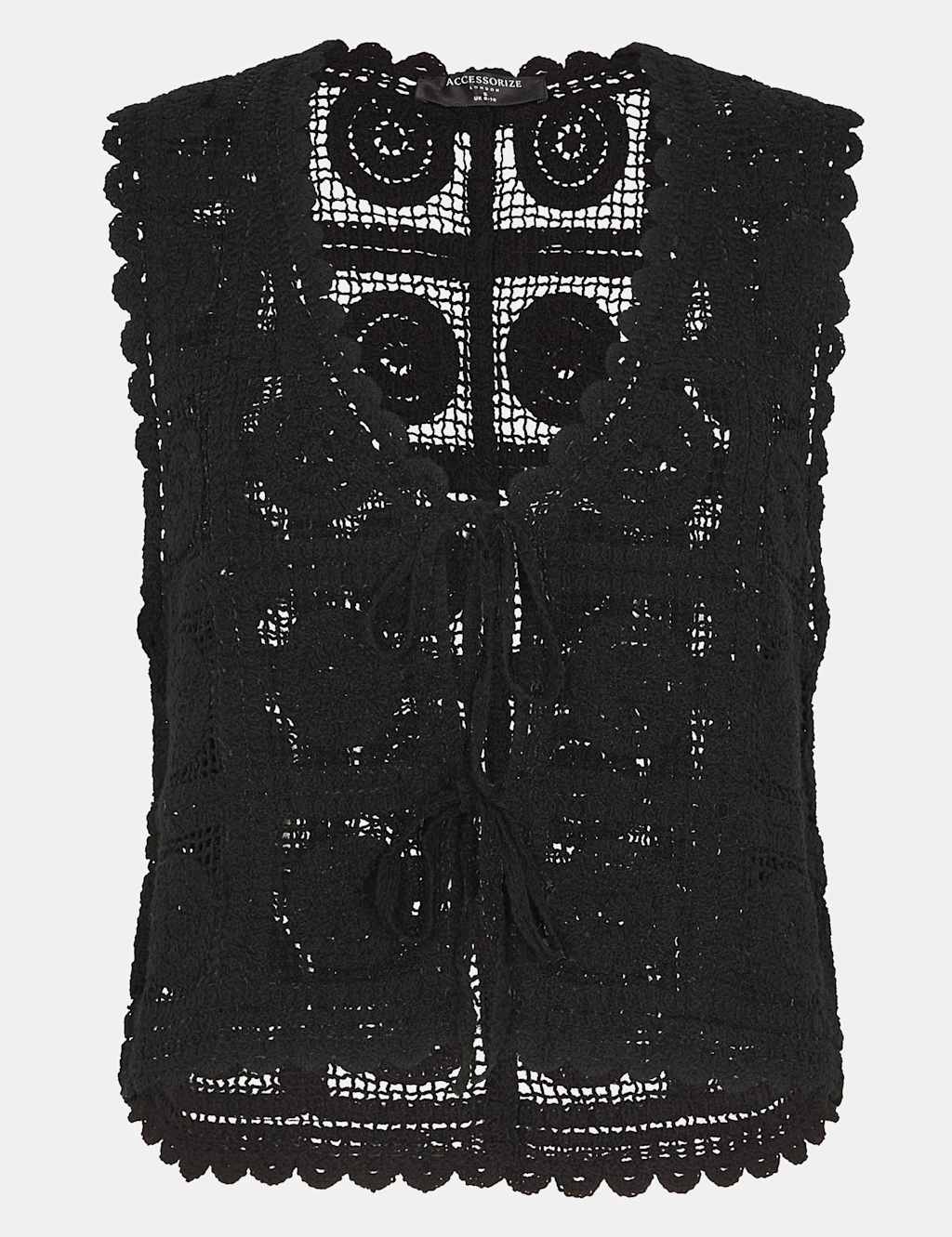 Cotton Rich Crochet Waistcoat 2 of 4