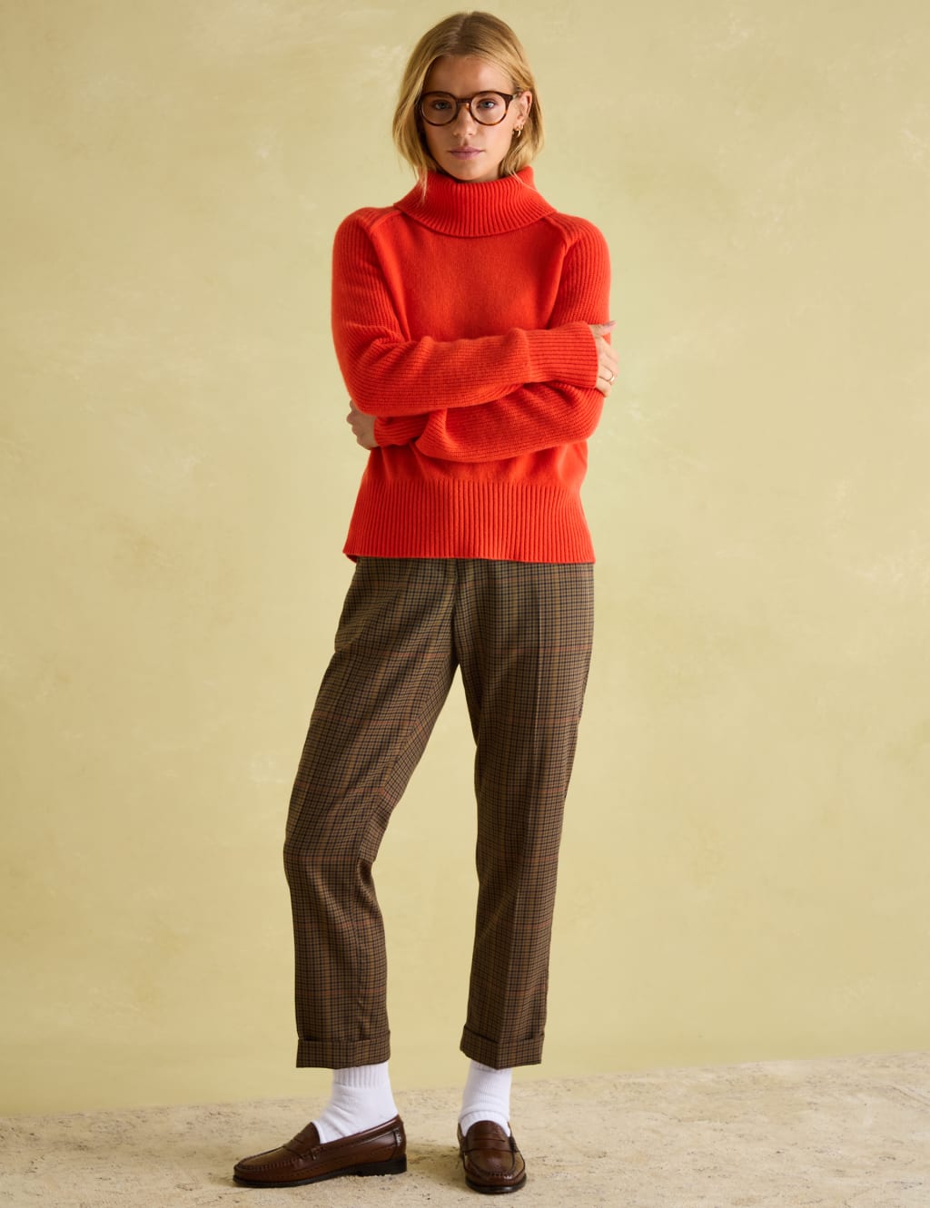 Pure Merino Wool Roll Neck Jumper 2 of 7
