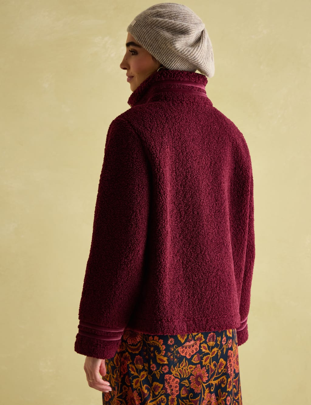 High Neck Fleece Jacket 4 of 6