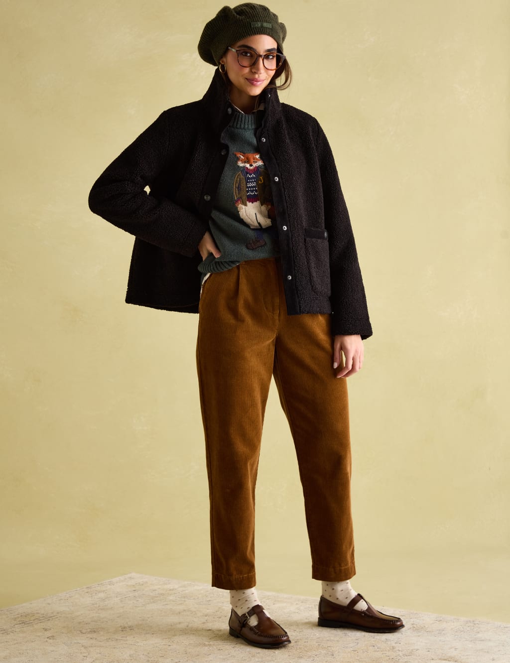 High Neck Fleece Jacket 3 of 8