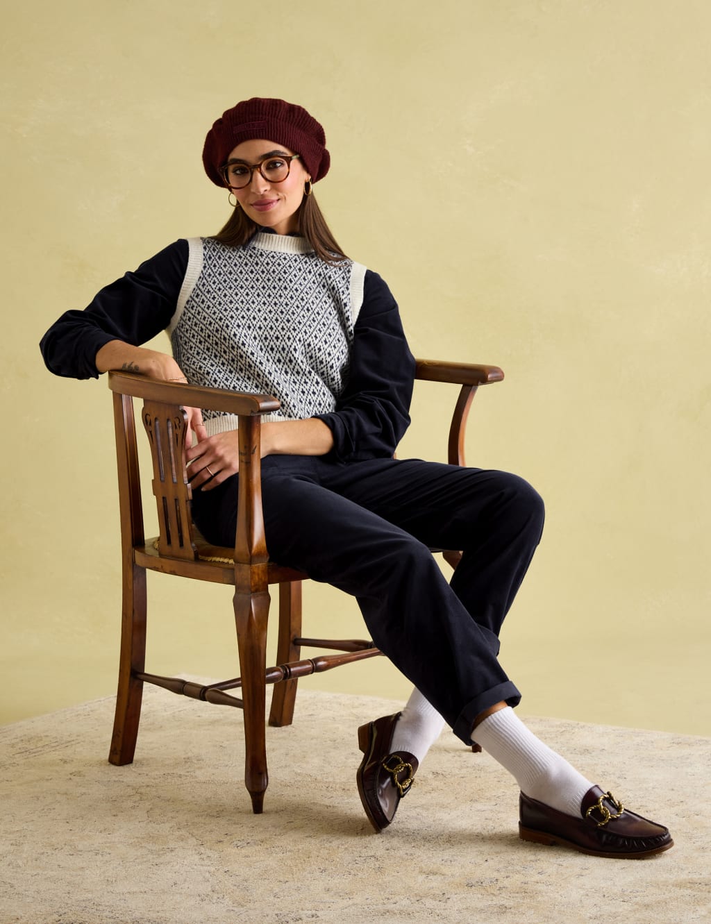 Cord Ankle Grazer Jumpsuit 3 of 7