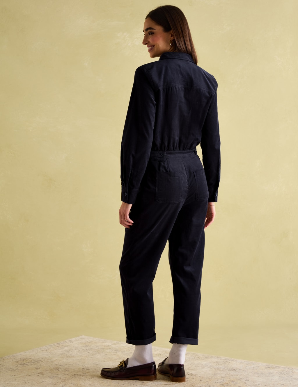 Cord Ankle Grazer Jumpsuit 4 of 7