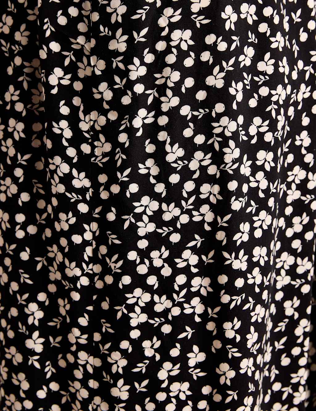 Floral Monochrome Midaxi A-Line Skirt 6 of 6