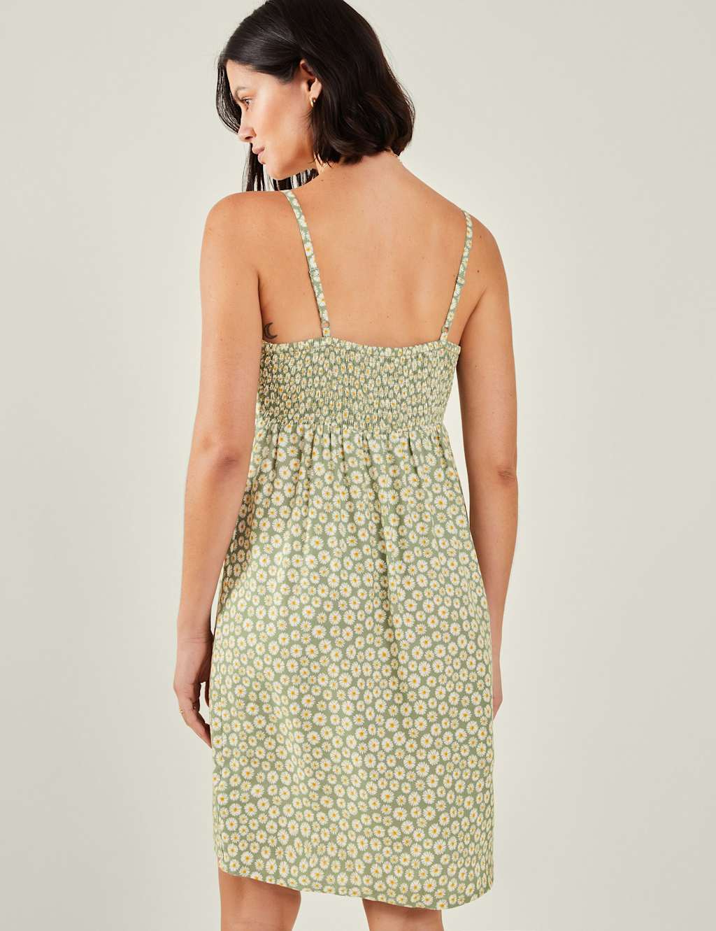 Floral Strappy Tie Front Mini Beach Dress 3 of 4