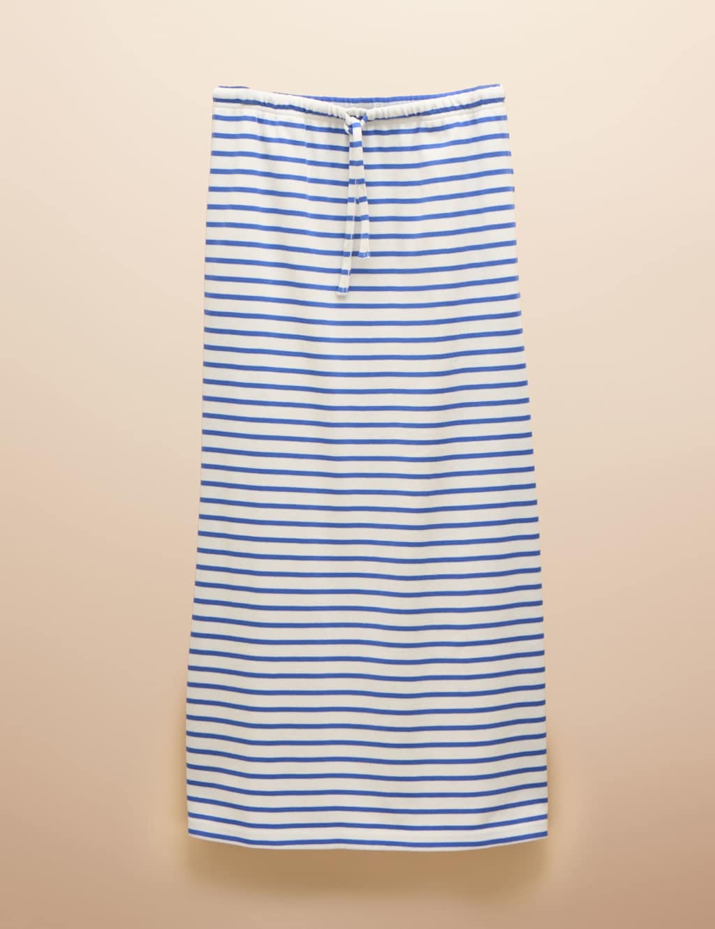 Pure Cotton Striped Midaxi Pencil Skirt 2 of 6