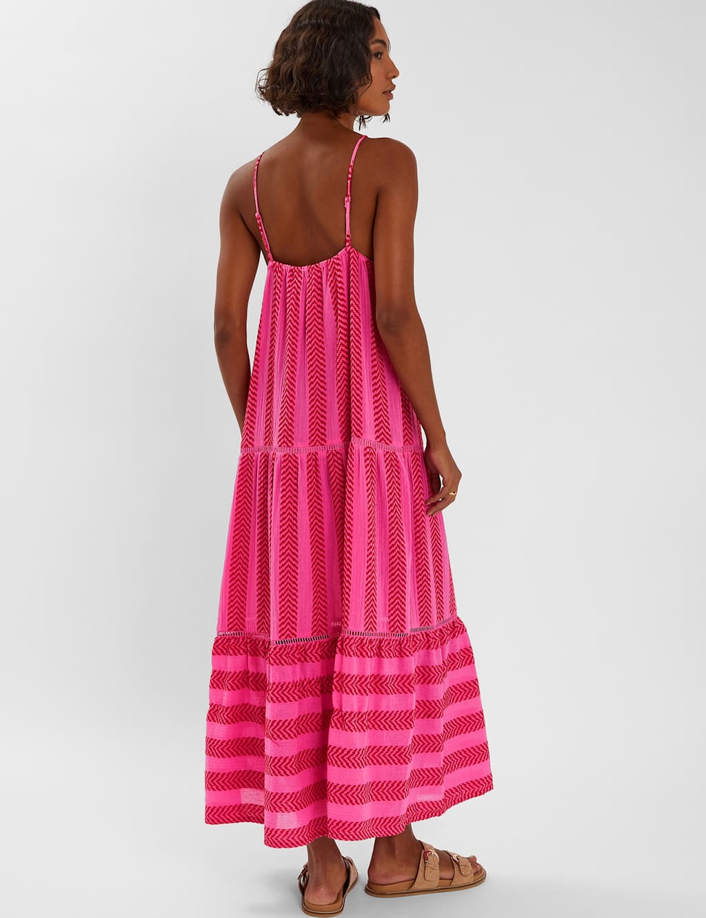 Pure Cotton Jacquard Maxi Beach Dress 3 of 4