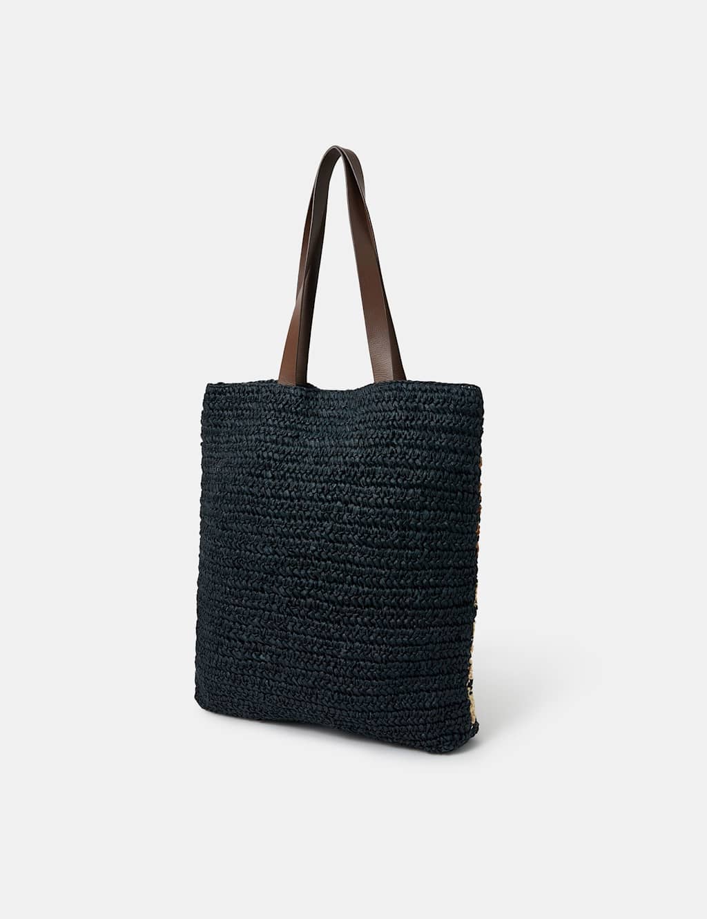 Raffia Aztec Shoulder Bag 2 of 4