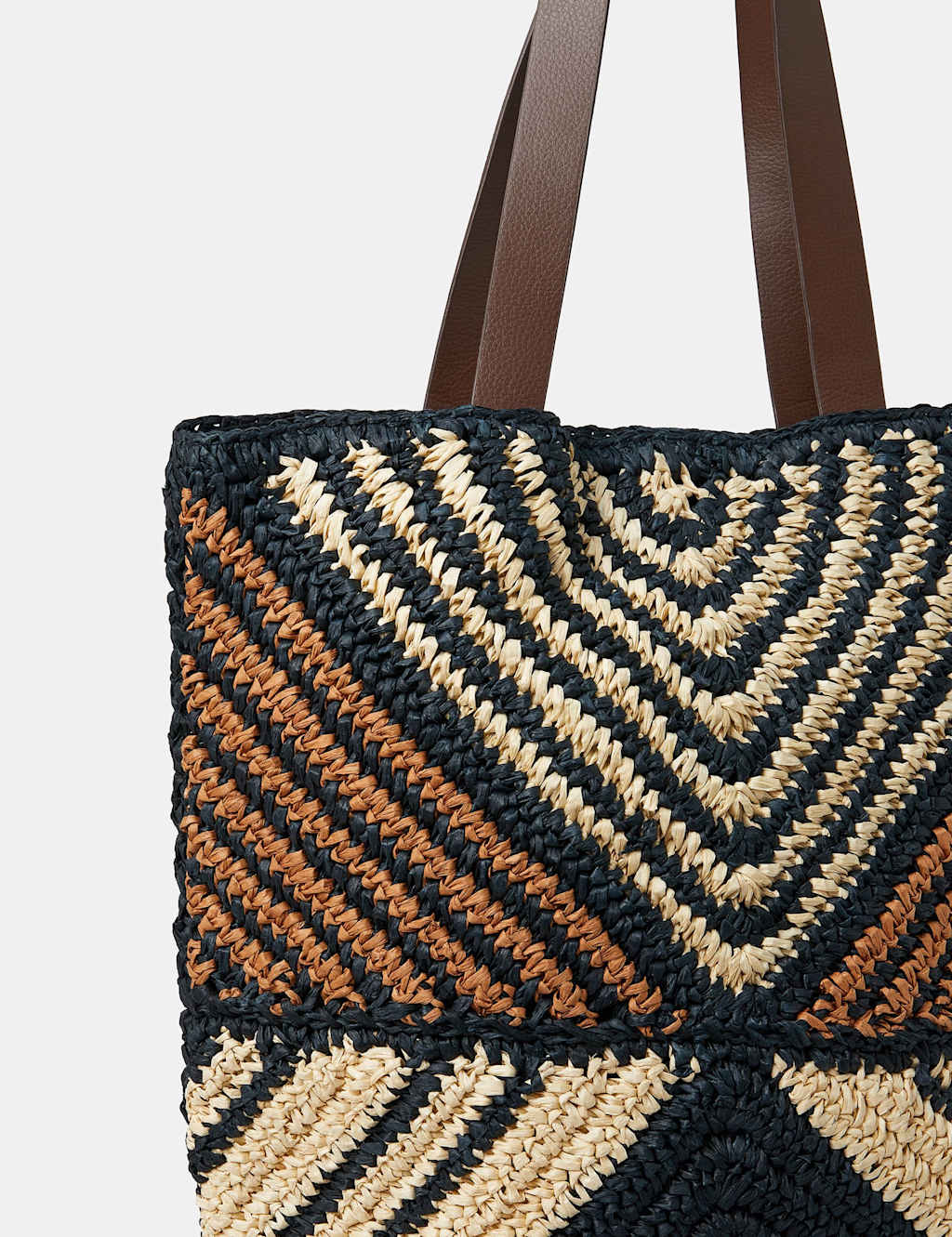 Raffia Aztec Shoulder Bag 4 of 4