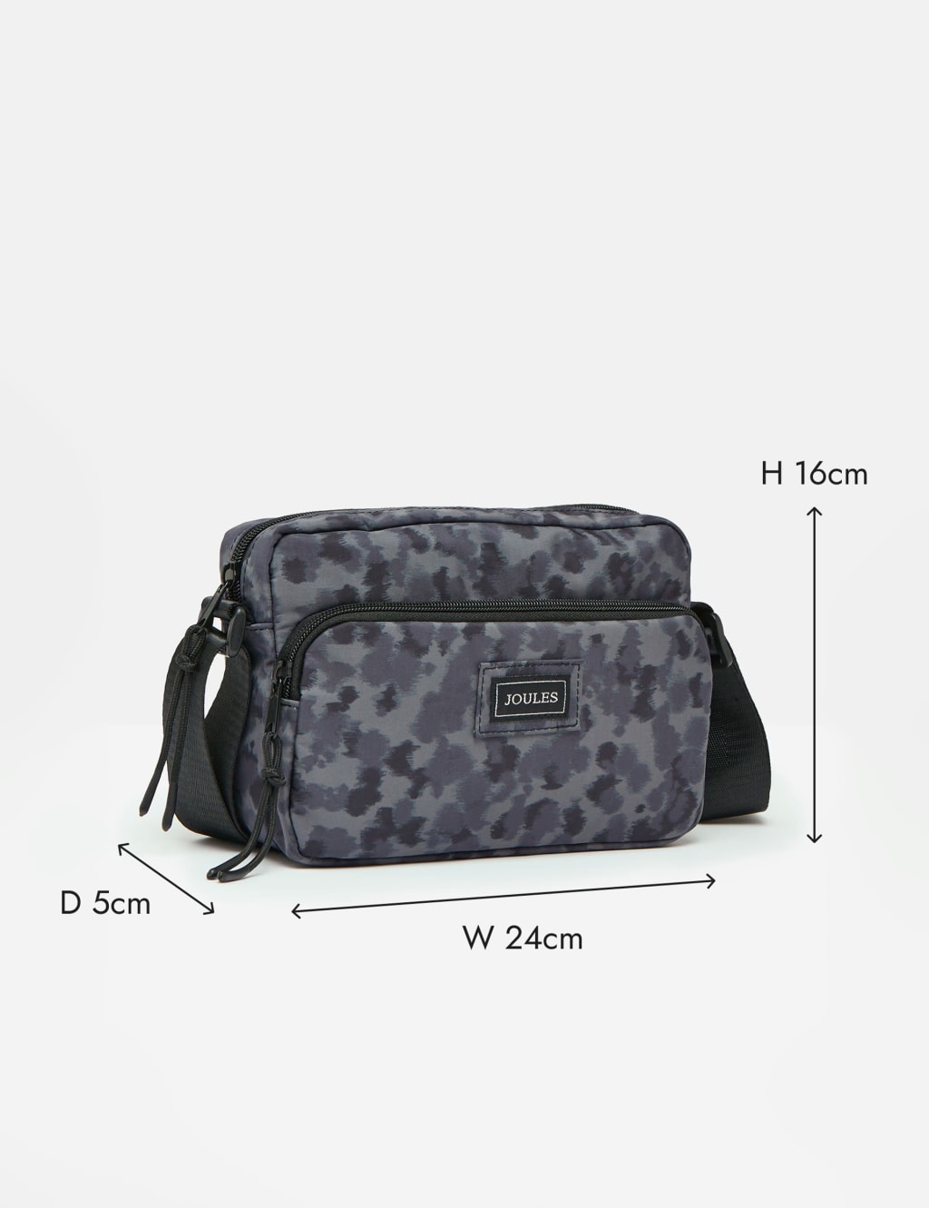 Fabric Camouflage Cross Body Bag 8 of 8