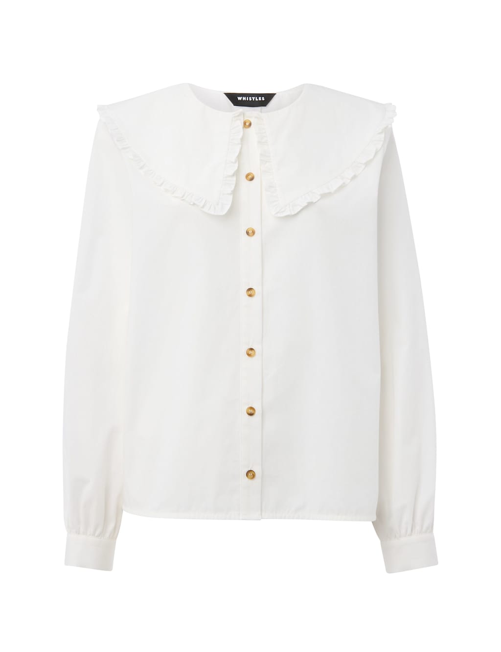 Pure Cotton Oversized Collared Blouse 2 of 4