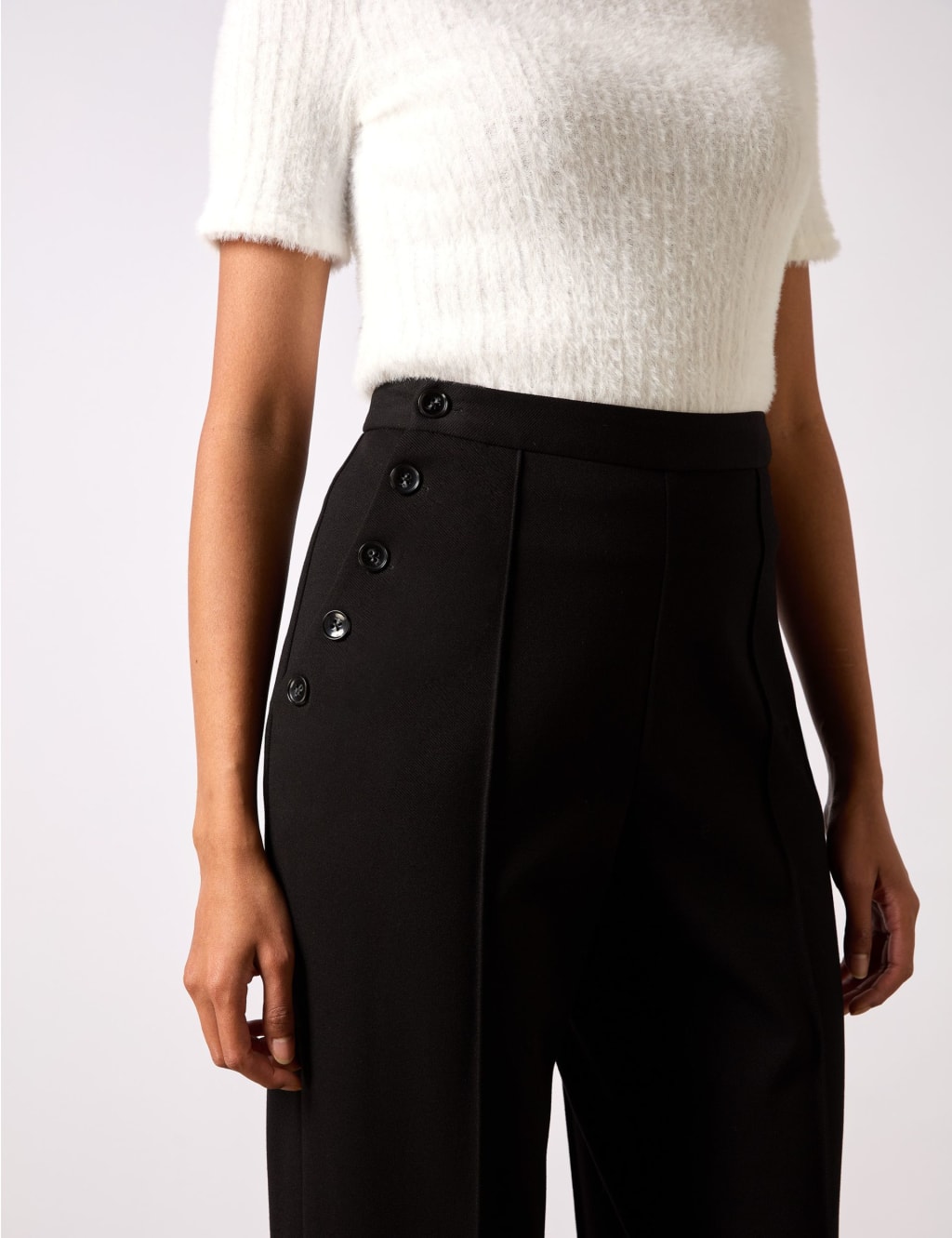 Ponte Twill Straight Leg Culottes 4 of 4