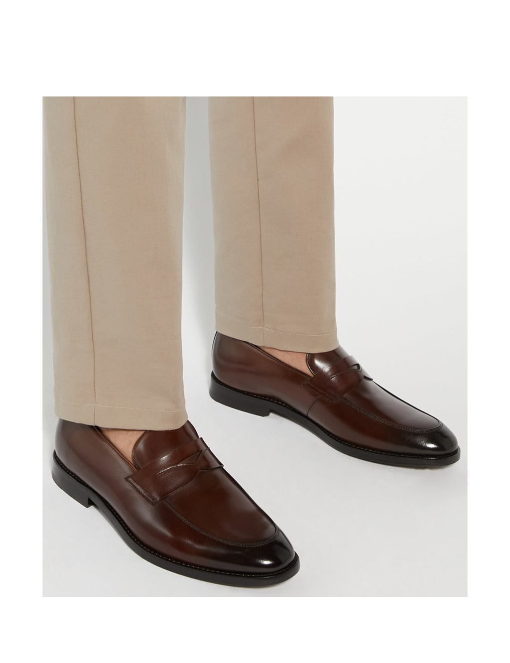 Leather Slip On Loafers 2 of 6