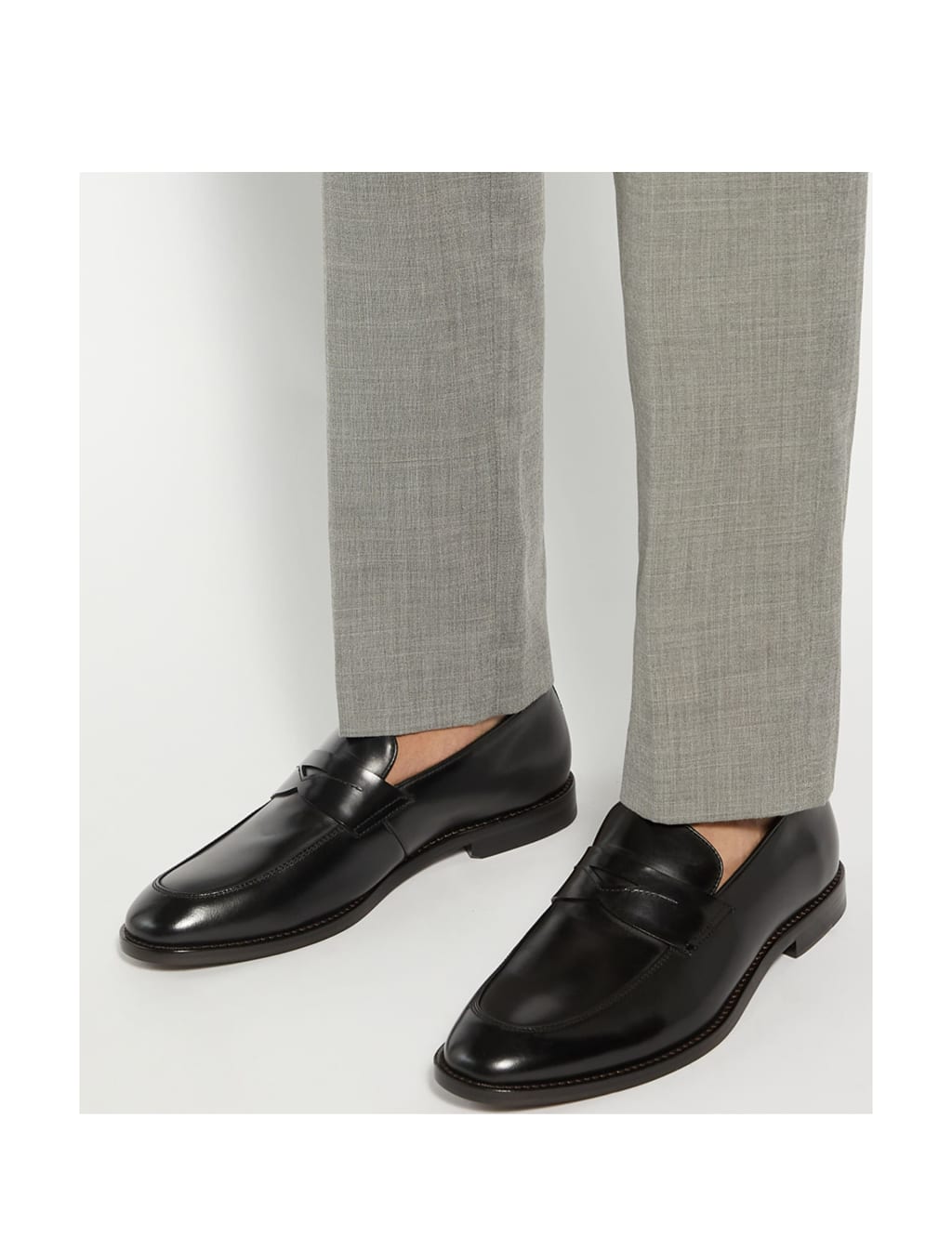 Leather Slip On Loafers 2 of 6