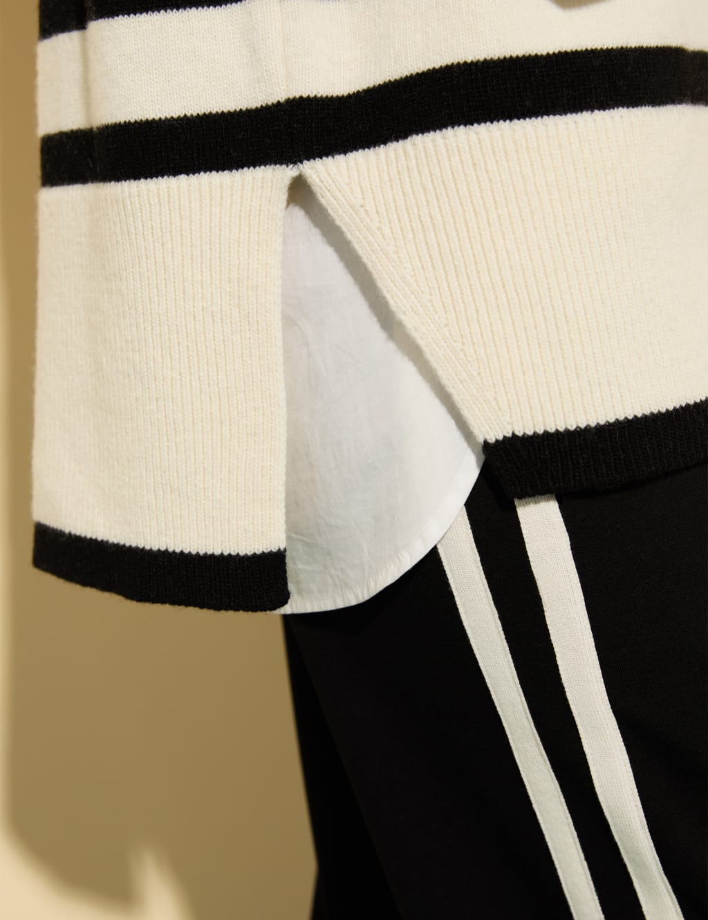 Wool Rich Striped Relaxed Jumper 6 of 6