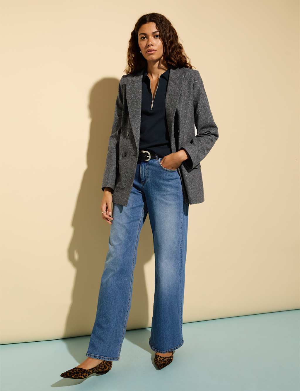 Pure Cotton Half Zip Top 3 of 4