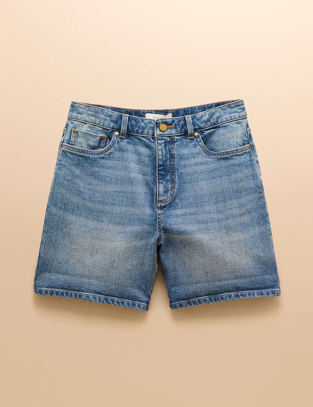Denim Turn-Up Shorts 2 of 4