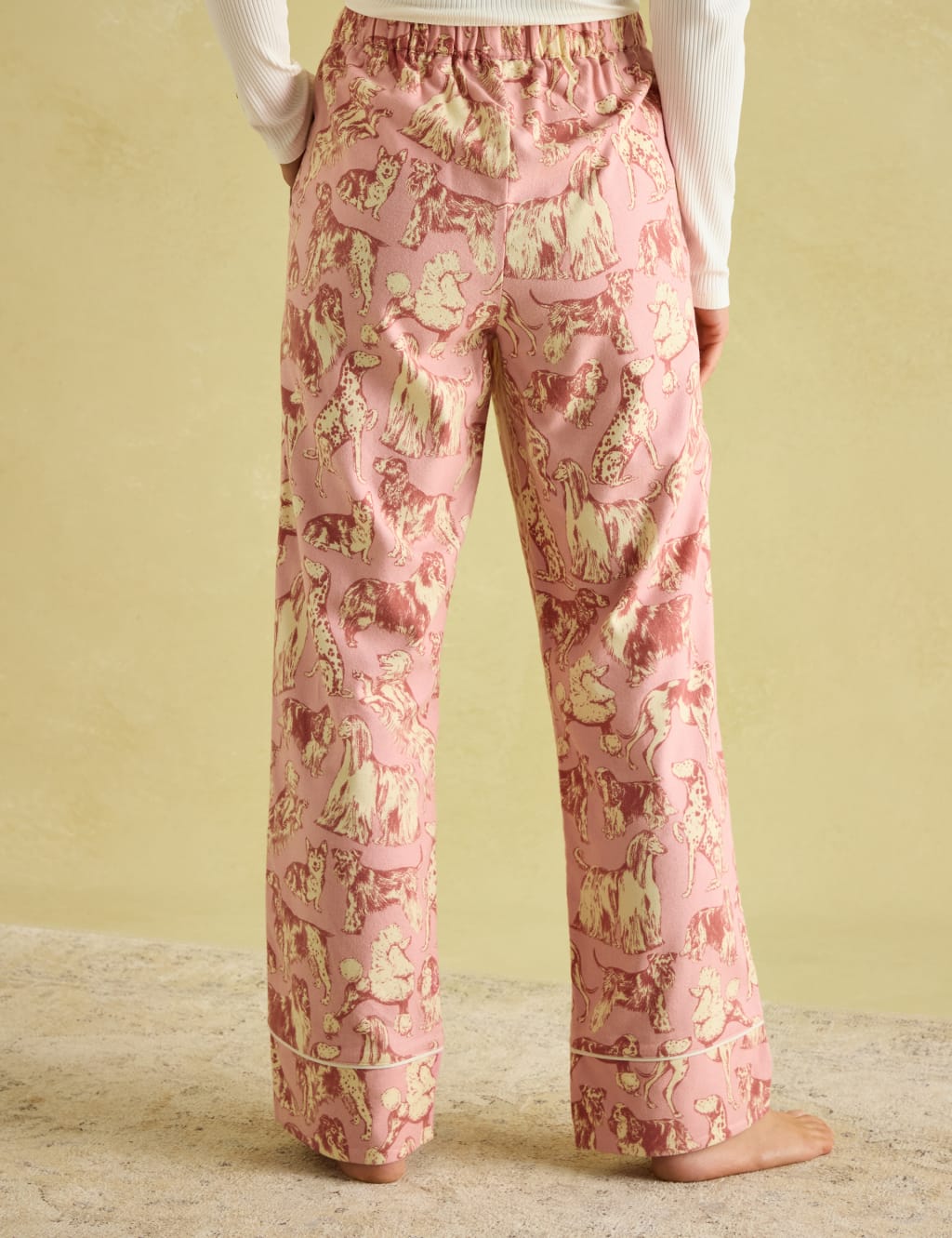 Pure Cotton Animal Print Pyjama Bottoms 5 of 7