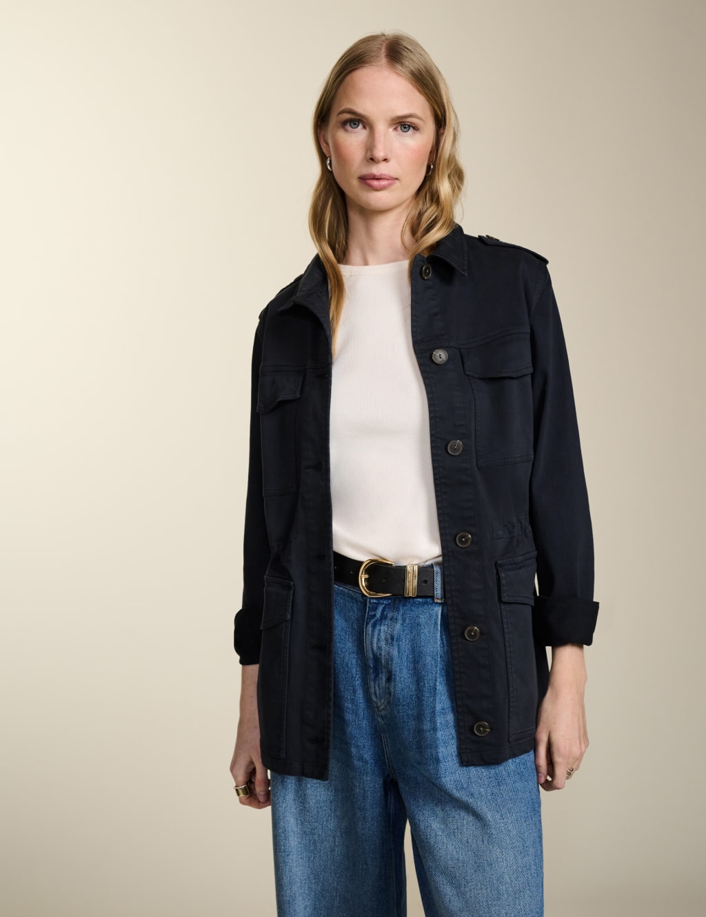 Cotton Rich Longline Utility Jacket 2 of 4