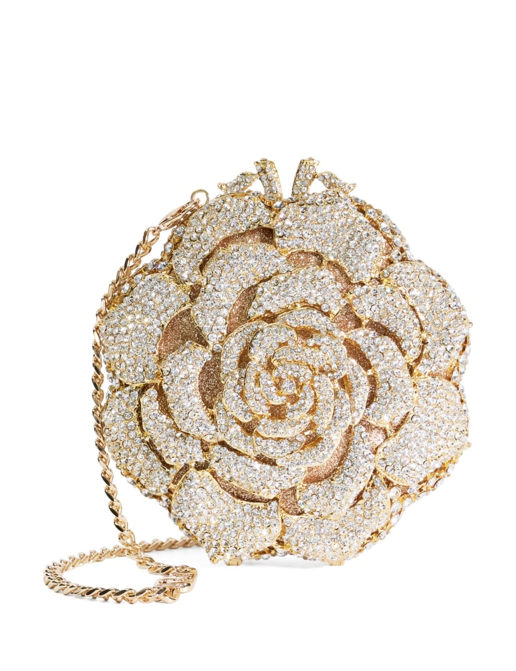 Diamante Chain Strap Clutch Bag Dune London M S