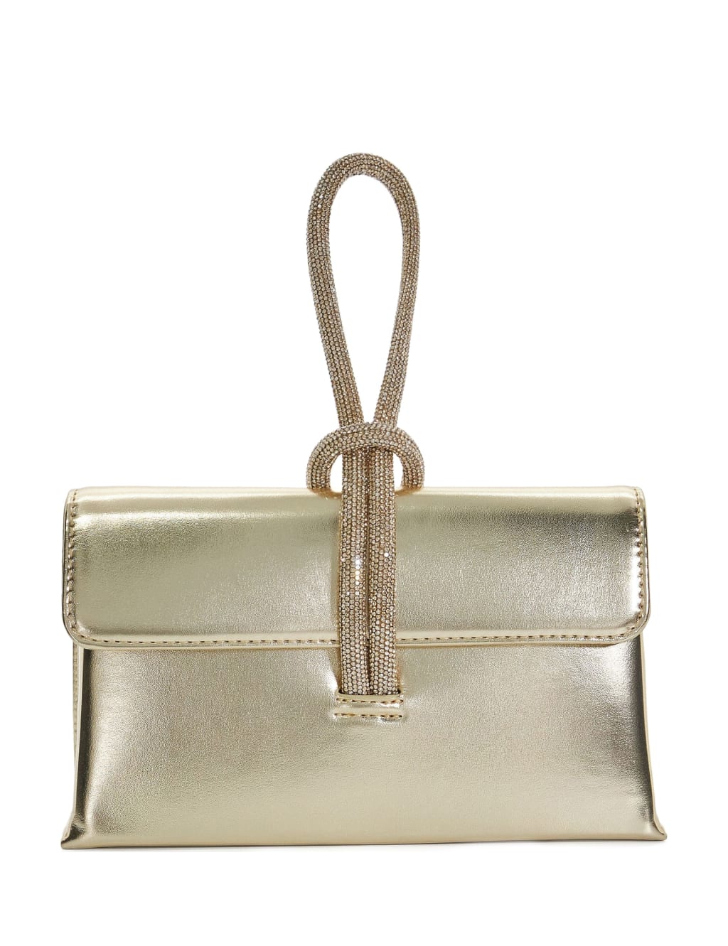 Metallic Diamante Handle Grab Bag Dune London M S
