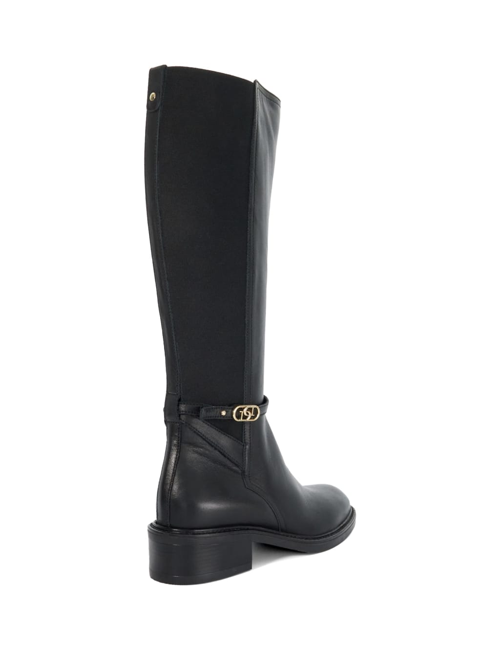 Leather Flat Knee High Boots 3 of 5